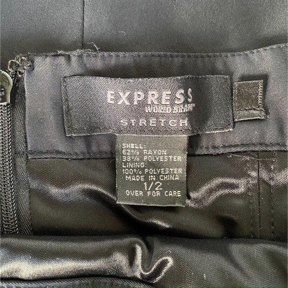 Express Stretch Strapless Cocktail Dress w/ Velcro for Fit Adjustment S-1/2 Blck - Picture 7 of 7